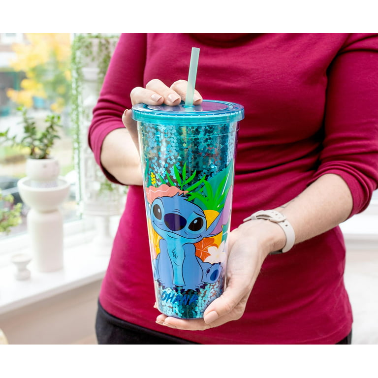 Disney Lilo & Stitch Ohana Carnival Cup with Lid and Straw