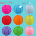 thumbnail image 1 of Pantalla de tela redonda plegable decorativa para exteriores, impermeable, de color, para actividades del Día Nacional del Medio Otoño, de seda, 1 of 5