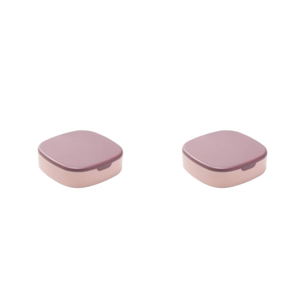 Minnieouse Mini joyero organizador de anillos, estuche para joyas con espejo, lápices labiales, contenedores de almacenamiento cuadrados de entramado Type1 NO1 Minnieouse CBP491761