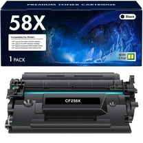 58X CF258X Black Toner Cartridge (with Chip) M404n Compatible for HP 58A 58X CF258X CF258A HP LaserJet Pro M404n M404dn M404dw MFP M428fdw M428fdn M428dw M406dn M430f M404 M428 Printer Ink
