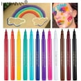 thumbnail image 2 of Delineador de ojos de color de 12 colores, líquido impermeable mate de neón a prueba de manchas yeacher  SET DE DELINEADORES DE OJOS LÍQUIDOS, 2 of 7