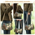 thumbnail image 4 of FORMRS Womens Shoulder Bag with Chain Strap Clutch Purse Cute Tote Handbag, Floral Garden, 4 of 7