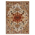 thumbnail image 2 of Luxe Weavers Ivory Oriental 8x10 Area Rug Stain Resistant Floral Carpet, 2 of 6