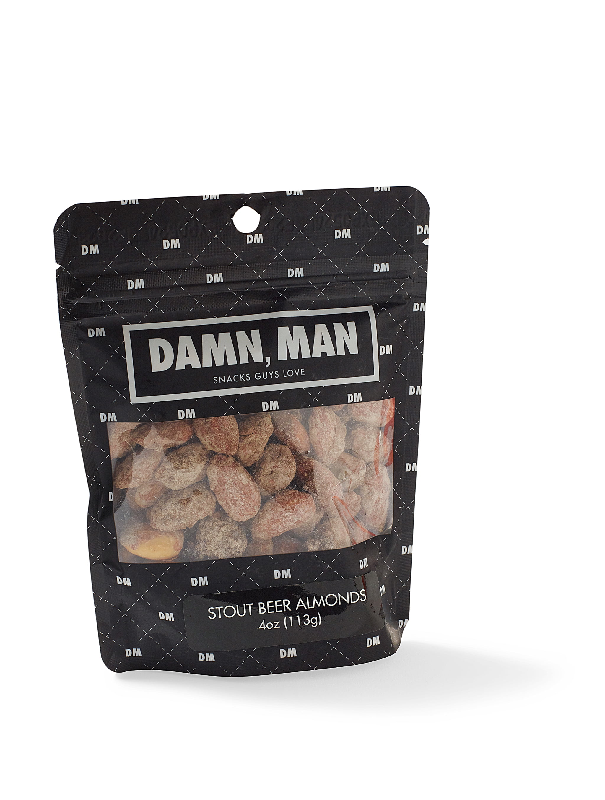 Damn, Man Roasted Bar Snack Pack, Gourmet Mixed Nuts for Beer and Cocktails, 4 Resealable Bags, Savory Party Snack Mix