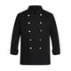 thumbnail image 2 of Chaqueta unisex Ropa de servicio de comida de otoño Ropa de uniforme transpirable Abrigo para restaurante, catering, cocinero, camarer , Talla XL Negro Macarena Chaquetas de cocinero, 2 of 4