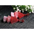 thumbnail image 2 of Colorful Layered Tassel Earrings Bohemian Tiered Tassel Stud Dangle, 2 of 2
