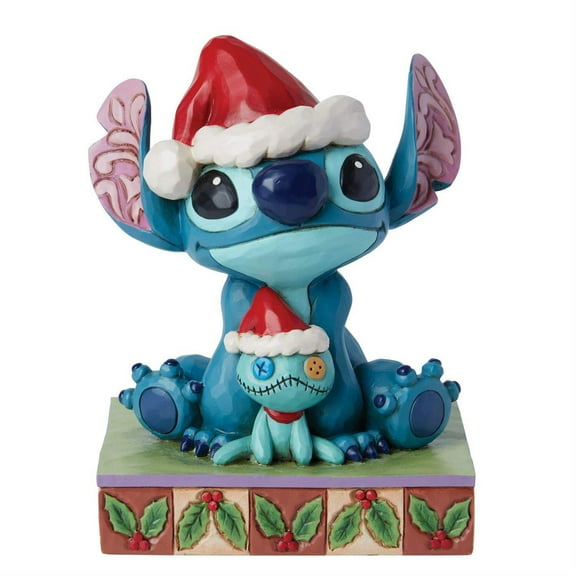Enesco: Disney - Santa Stitch with Scrump Figure