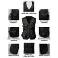thumbnail image 4 of H2H Men's Active Lightweight Outdoor Vests Work Fishing Travel Utility Summer Vest with Multiple Pockets (CMOV058), 4 of 6
