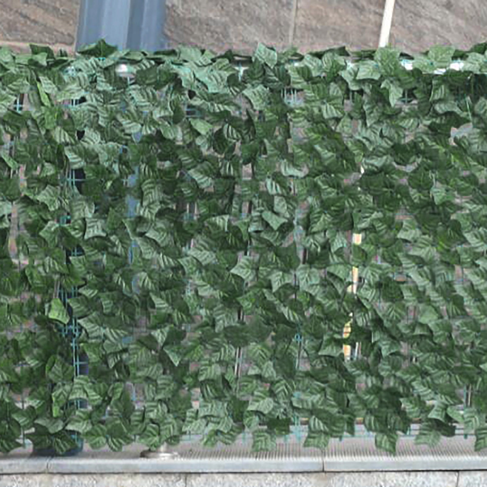 Moocorvic Artificial Faux Ivy Hedge Grass Wall Privacy Screen Privacy Fence Wall Screen,Leaf and Vine Decoration for Outdoor Garden Home Decor