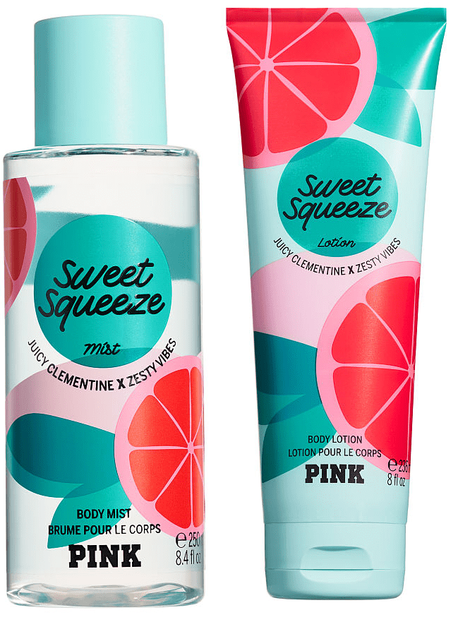 pink body mist set