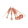 thumbnail image 3 of Cuillères à Mesurer, Cuillères à Mesurer en Acier Inoxydable Empilable Design Robuste Durable pour la Cuisson Or Rose, 3 of 8