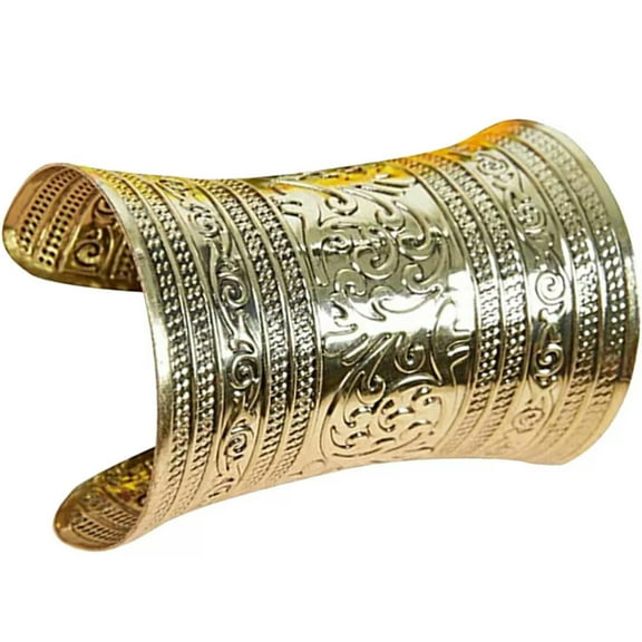 K-KED Golden Alloy Cuff Bracelet Miss Arm Upper Claw Delicate Jewelry for Fingers