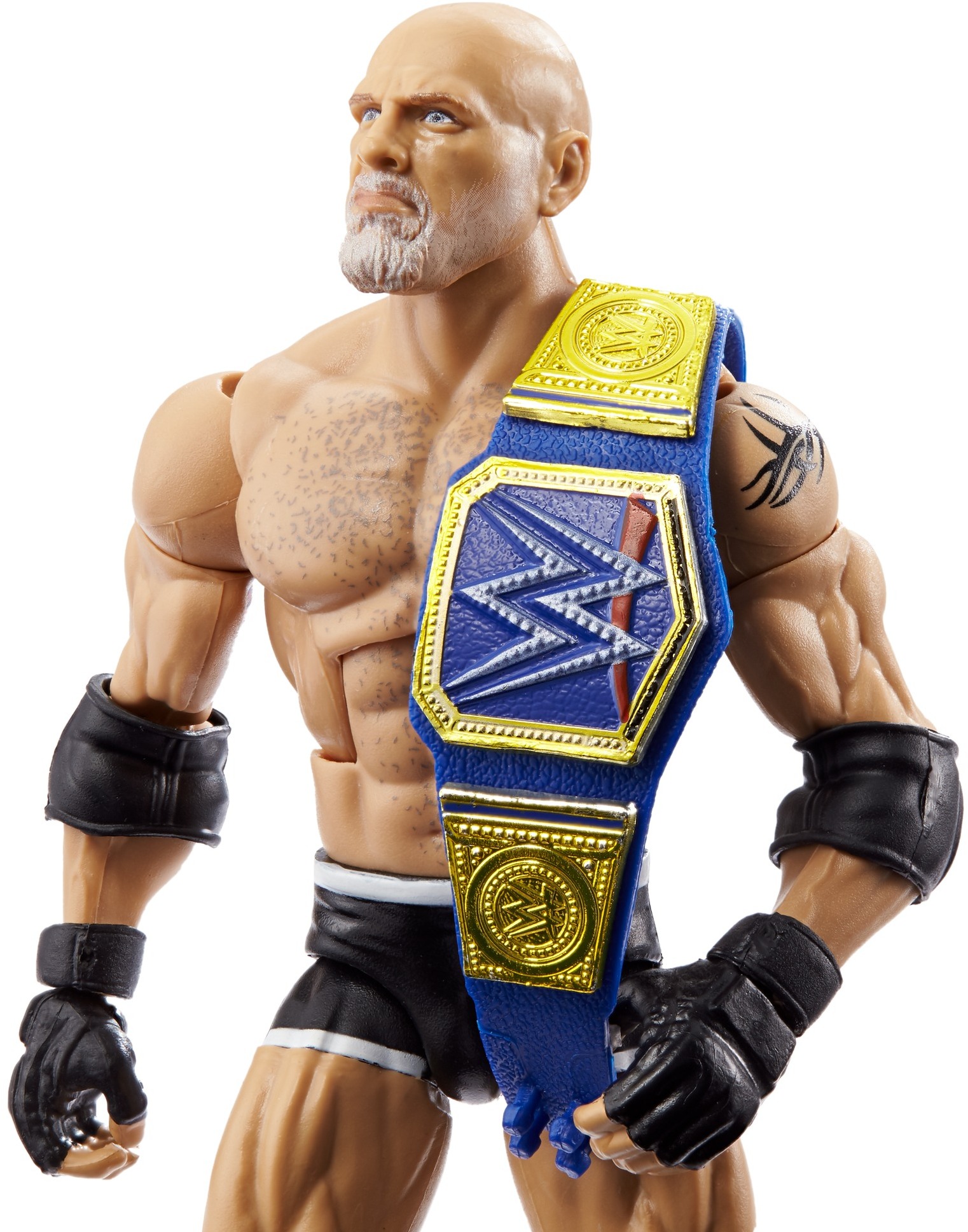 Mattel WWE Elite Goldberg Champion Wrestler Action Figure Toy, 6