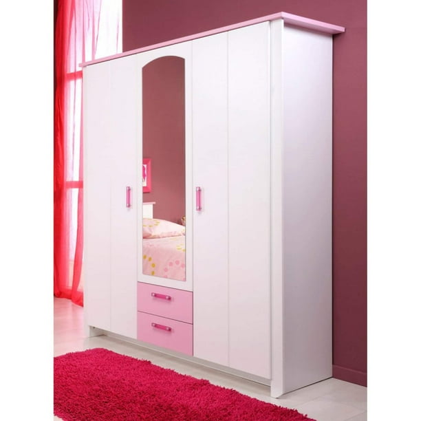 What we mean is, as furniture goes, an armoire, with its swooping. parisot beautiful 2 door wardrobe armoire with mirror