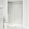 thumbnail image 4 of Vigo VG6021MGCL5676 Elan E-Class 76" High X 56" Wide Sliding Frameless Shower Door - Gold, 4 of 7