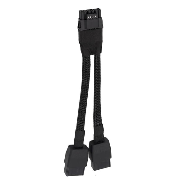 Powerful 600W PCIe 8Pin x2 Female To 16Pin Graphics Card Power Cable 12VHPW For Gaming PC Builds