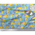 thumbnail image 4 of Soimoi Poly Georgette Fabric Leaves & Floral Artistic Decor Fabric Printed Yard 42 Inch Wide, 4 of 4