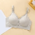 thumbnail image 4 of Gibobby Brasieres Anchos De Espalda Comodos Sujetador de lactancia para mujer, abierto en la parte delantera para amamantar, ropa interior de maternidad(Verde,Mediano), 4 of 4