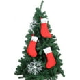 thumbnail image 4 of 12 Pcs Bas de Noël en Feutre Rouge 15 Pouces pour Décoration de Fête de Noël, 4 of 6