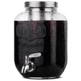 thumbnail image 1 of BTaT- Cold Brew Coffee Maker, 1 Gallon Mason Jars Drink Dispenser, Gallon Cold Brew Coffee Maker, Iced Tea Maker, Cold Brew Coffee Carafe, Beverage Dispenser, Glass Dispenser, Cold Brew System, 1 of 5