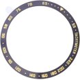 thumbnail image 1 of HUGFEGWE 46mm Metal Watch Ring Protective Steel Bezel Cover Compatible with Samsung S3 Frontier/Style Base with Yellow Lettering Durable Watch Ring for Enhanced UA824-8052, 1 of 9
