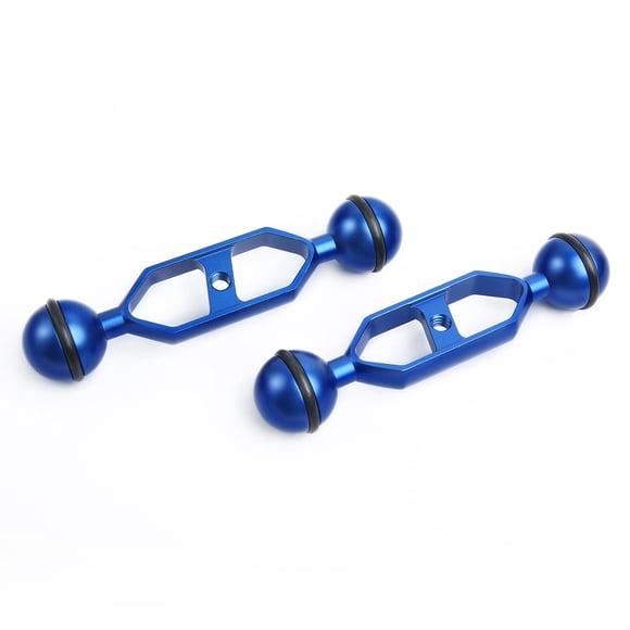 Brazo de extensión subacuático de aleación de aluminio LetonPower Blue 5 (paquete de 2)