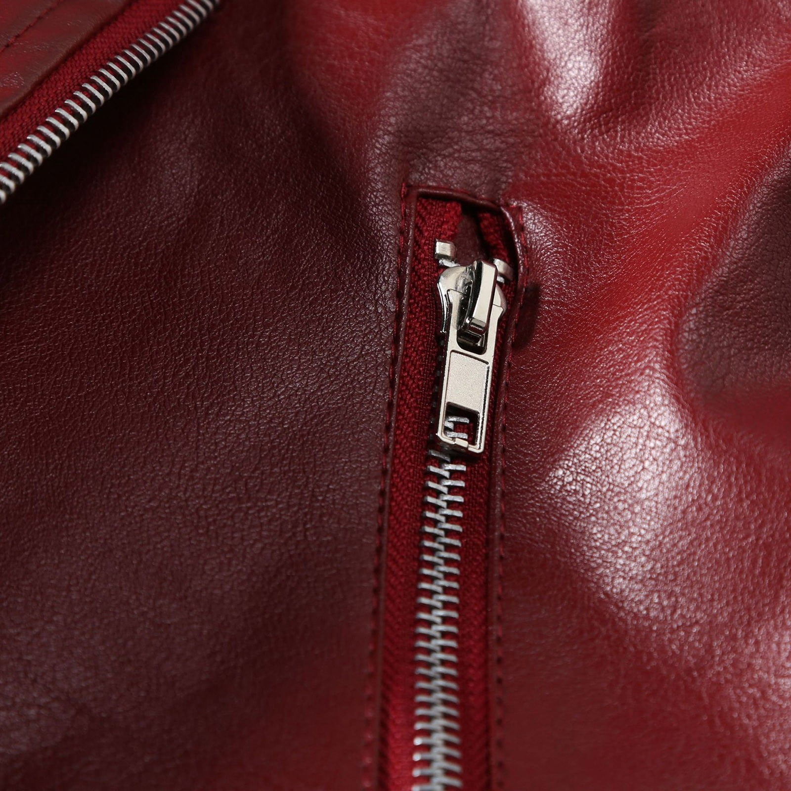 Maoxin Men's Leather Jacket Men's Collar Leather Jacket Casual Loose Men's Top Solid Color Long Sleeved Hooded Leather Jacket/Jackets for men Wine M