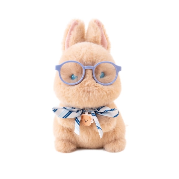 Adorable Bunny Rabbit Plush Toy Cute Soft Huggable Stuffed Animal Bedtime Companion Travel Comfort Home Decor Birthday Holiday Gift for kids adults