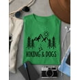 thumbnail image 3 of Hiking and Dogs Unisex Shirt, Hiking Lover Gift Shirt, Dog Lover Tee, Nature Lover Top, Outdoor Adventure Apparel, Christmas Gift, 3 of 5