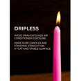thumbnail image 4 of CANDWAX Bougies Coniques de 12 Pouces, Ensemble de 12 - Bougie Sans Coulure et Sans Fumée, Non Parfumée - Bâtons de Bougie à Combustion Lente - Bougies Roses, 4 of 7