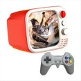 thumbnail image 5 of H7 Retro Nostalgic TV Consola de Juegos Pantalla de 3,5 Pulgadas 740 Juego Clásico Nostálgico Home TV Controlador de Juegos Rojo, 5 of 5