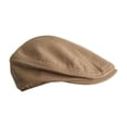 thumbnail image 5 of Retro British Style Cap Men Women Newsboy Hat Women Caps Cabbie Hat Khaki, 5 of 8