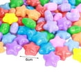 thumbnail image 6 of Naierhg 100Pcs Ball Pits Flexible Colorful Pentagram/Heart Ocean Ball Practice Grip Emotional Comfort BPA Free Plastic Pool Ball Toys Play Tent Filler Indoor Outdoor Toy, 6 of 8