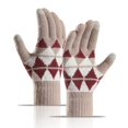 thumbnail image 4 of MesaSe Resilient Riding Gloves Touch Screen Winter Riding Gloves with Double-layer Elastic Wristband Brushed Lining for Cold Weather, 4 of 5