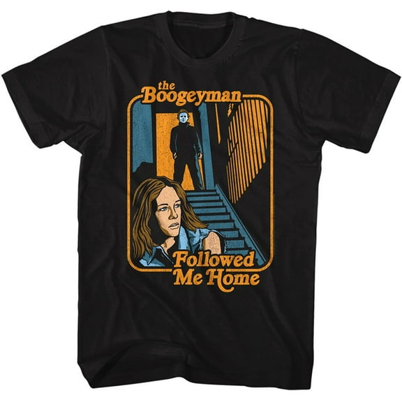 Halloween Boogeyman No Knife Black T-Shirt