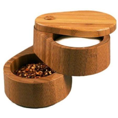 Totally Bamboo Especiero doble de Bambú con Tapa Magnetica TOTALLY BAMBOO 202087