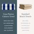 thumbnail image 5 of Casa Platino Beach Towel Set of 2, Light Weight, Quick Dry Towel, Large Beach Towels 30"x60", Beach Towel Set - Blue, 5 of 8
