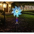 thumbnail image 3 of Solar Windmill Garden Stake Lights LED Colorful Wind Decorative Lights Waterproof Outdoor Solar Powered Lights For Yard Patio Holiday Christmas Independence, 3 of 5