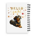 thumbnail image 2 of Hello Fall Dachshund Enjoys Warm Campfire Autumn Night Bright Moon Spiral Bound Journal Wiener Dog Lover Gifts Idea 5x7in Spiral Notebook - 01008, 2 of 5