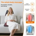 thumbnail image 2 of Ikristin Back Massager Seat Cushion for Couch, Chair, Massager Mat with Heat, 9 Vibration Massage Motors, 3 Heat Levels, Back Massager Chair Pad for Back, Full Body Massager, Gift for Women/Men, 2 of 11