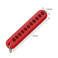 thumbnail image 6 of Creative Hand Woven DIY Leather Strap Car Key Clip ​ Car Key Holder Lanyard Keyring Phone Number Keychain BLACK, 6 of 8