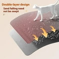 thumbnail image 3 of Extra Large Cat Litter Mat Heavy Duty Waterproof 2 Layer Non Slip Washable Pet Floor Protector Litter Box Sand Stopper,black,55x75cm, 3 of 7