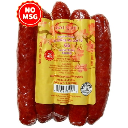 Cured Chicken Chinese Style Sausage (Lap Xuong Mai Quoi Chicken) (No