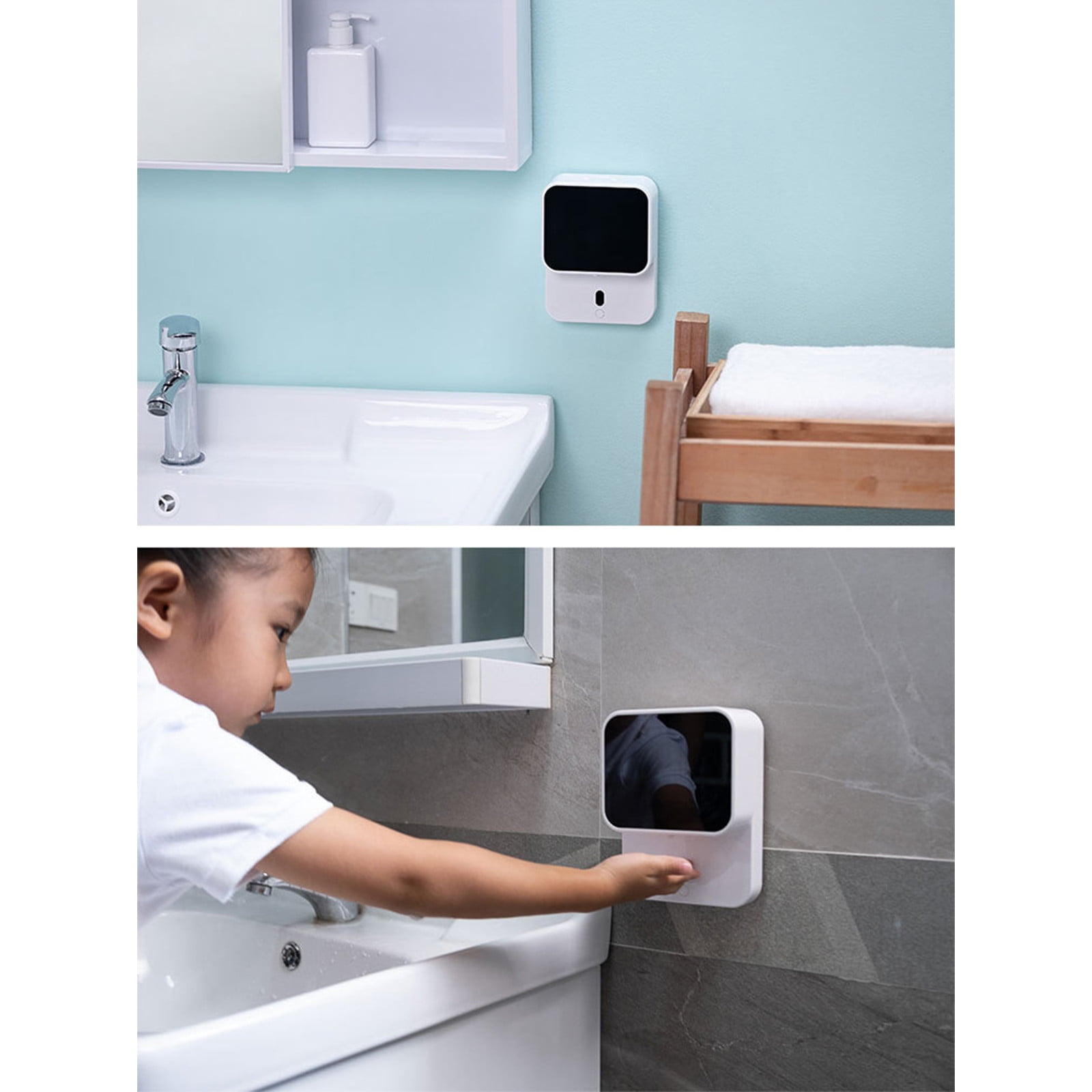 Dengmore Automatic Foaming Soap Dispenser Wall mounted Automatic Induction Soap Dispenser Foam Washing Machine Soap Dispenser Machine