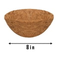 thumbnail image 2 of LOVEVERCoconut Planter Liners  Window Box Liner  Hanging Basket Liners  Coconut Coir  Hay Rack Planter Liner  Window Box/Hanging Trough Planter Liner  Round Shape, 2 of 9