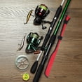 thumbnail image 4 of PAMINGONO Fish Pole Covers Sleeves Fishing Rod Tip Covers Red Polyester For Anglers 1Set, 4 of 8