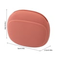 thumbnail image 5 of Linyer Silicone Earphone Storage Bag Portable Reusable Protective Organizing Box Indoor Outdoor Home Office Travelling Organizer Red, 5 of 7
