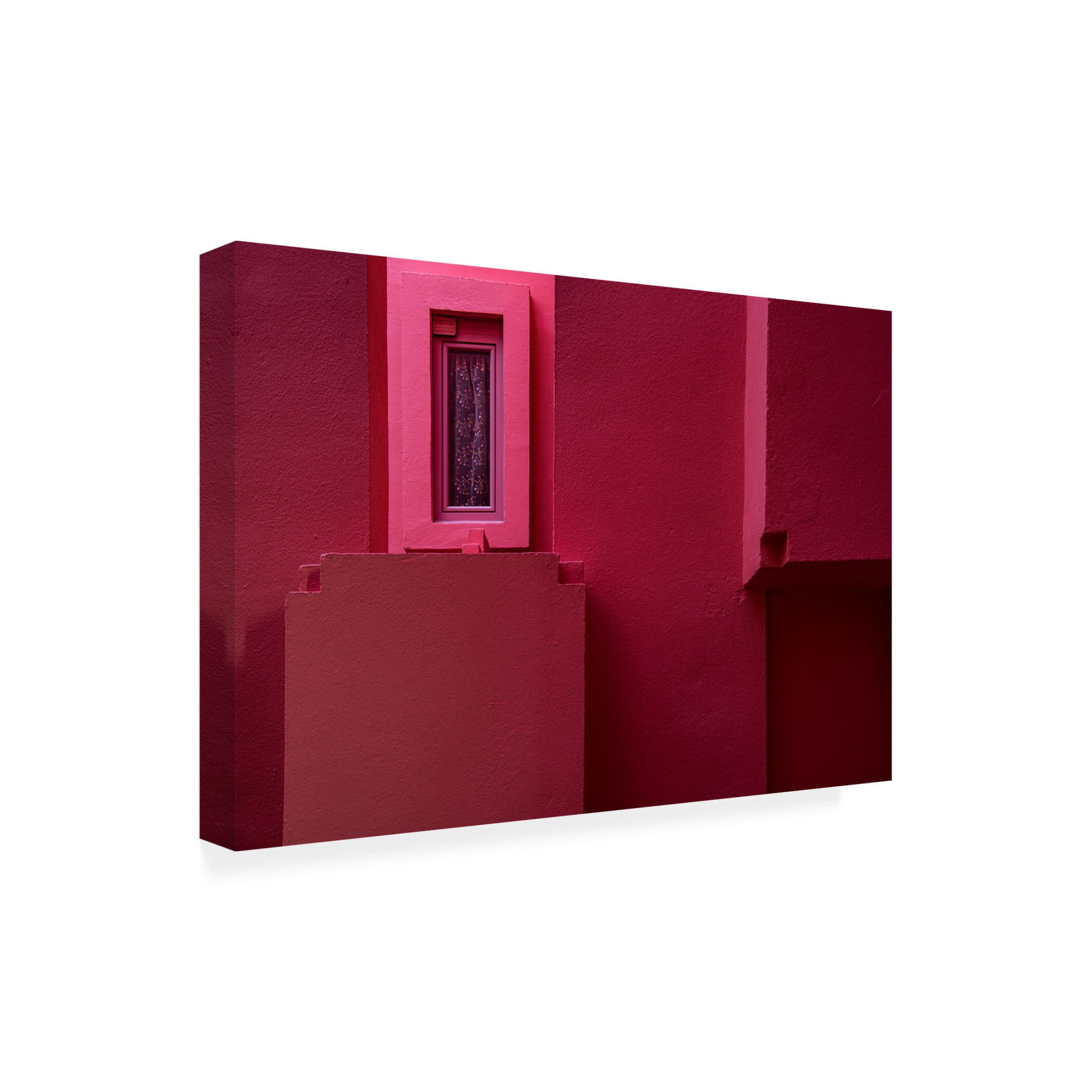 Trademark Fine Art Linda Wride Muralla Roja 13 Canvas Wall Art