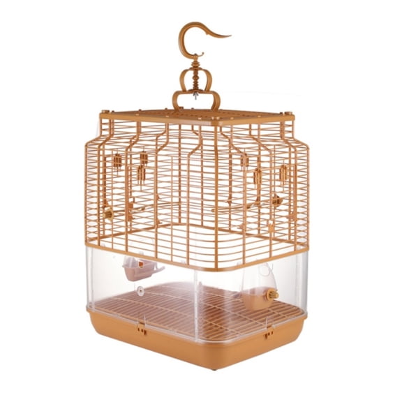 Large Bird Cage Anti Scattering Parrot Peony Home Villa Bird Cage Can be Hung and Stacked