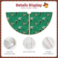 thumbnail image 3 of Rateoe Duck Mallard Flying Pose Pattern Christmas Tree Skirt with Ties, Christmas Tree Decorations, Farmhouse Christmas Decor Xmas Holiday Decorations-30", 3 of 6
